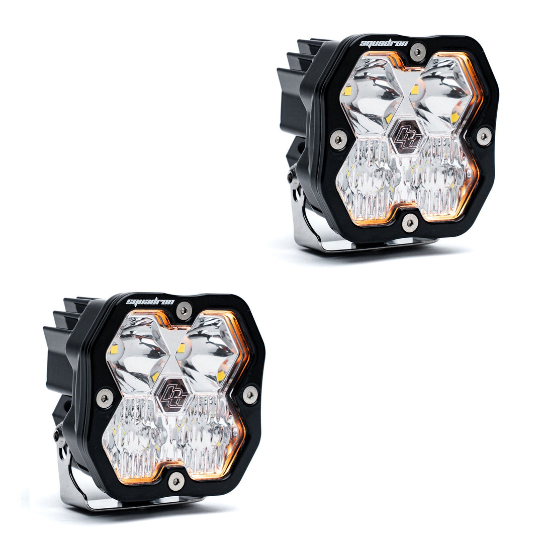 Squadron 2.0 Sport Black LED Auxiliary Light Pod Pair - Universal