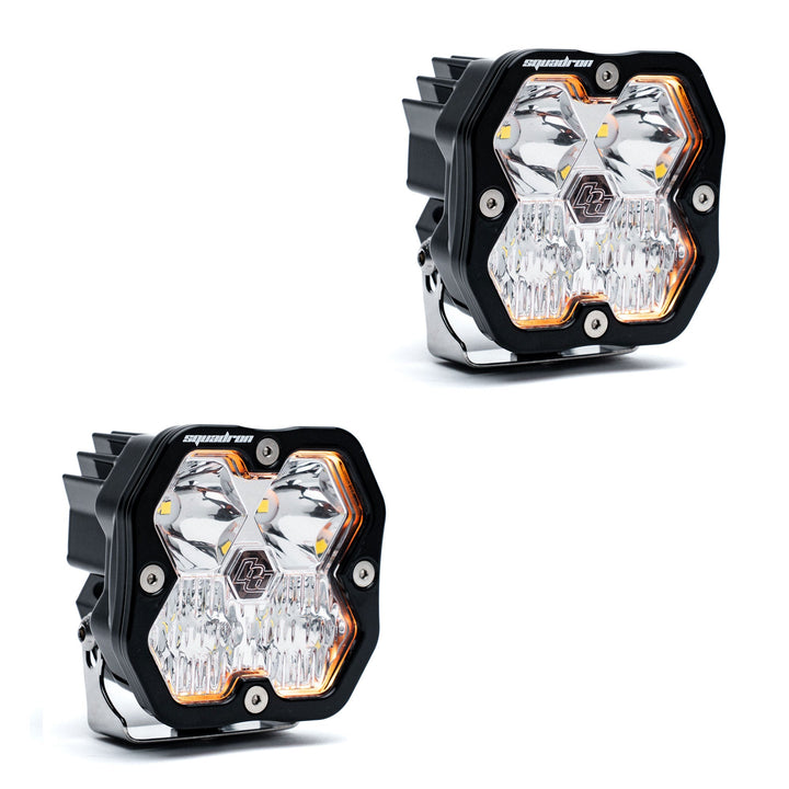 Squadron 2.0 Sport Black LED Auxiliary Light Pod Pair - Universal