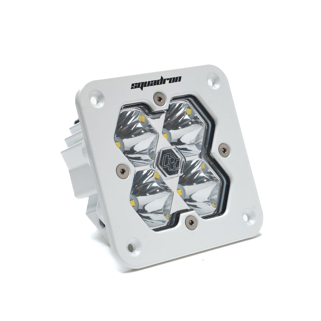 Squadron 2.0 Sport White Flush Mount LED Auxiliary Light Pod - Universal