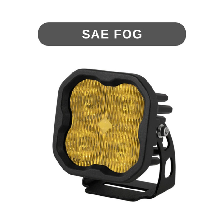 Stage Series 3" SAE Yellow LED Pod | Standard Mount