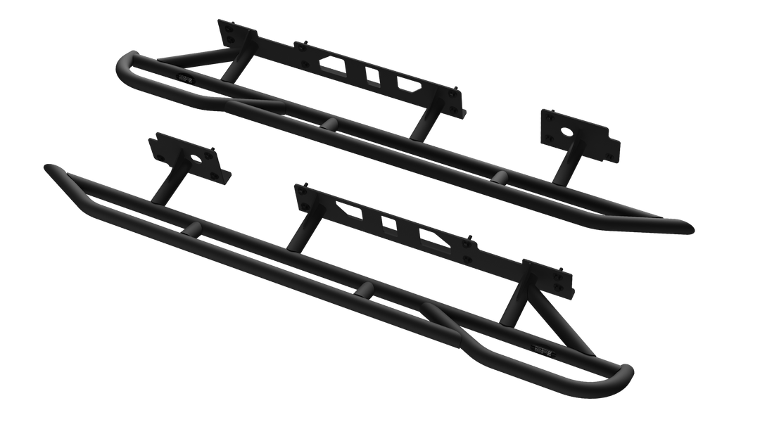 Revo Rock Sliders Fits 2024+ Toyota Tacoma Double Cab Short Bed/Access Cab Long Bed