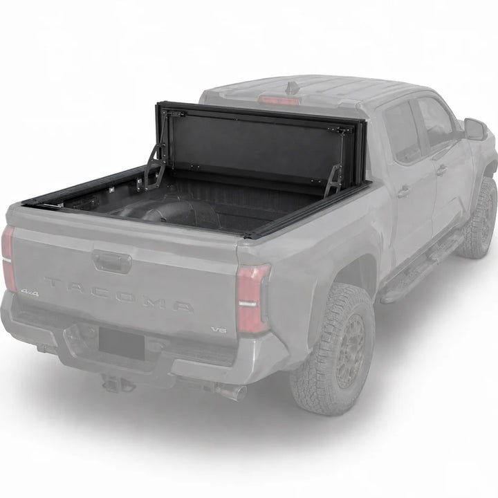 QuadAxis Pro Series Quad-Fold Flip Up Tonneau Cover for 2024+ Toyota Tacoma - 5' Bed