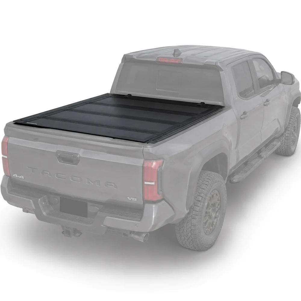 QuadAxis Pro Series Quad-Fold Flip Up Tonneau Cover for 2024+ Toyota Tacoma - 5' Bed