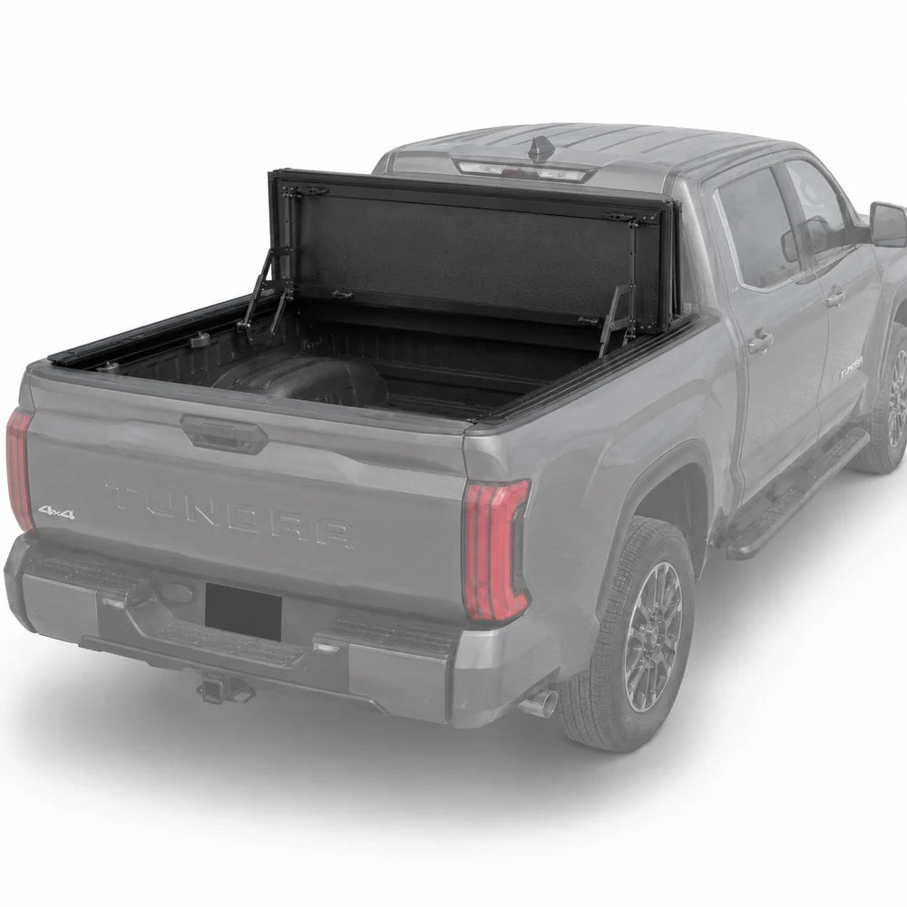 QuadAxis Pro Series Quad-Fold Flip Up Tonneau Cover for 2022+ Toyota Tundra - 5'7" Bed