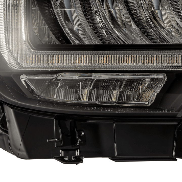 TCMBST TRD Pro-Style LED Headlights | Clear DRL - BLACK Fits 2016-2023 Toyota Tacoma
