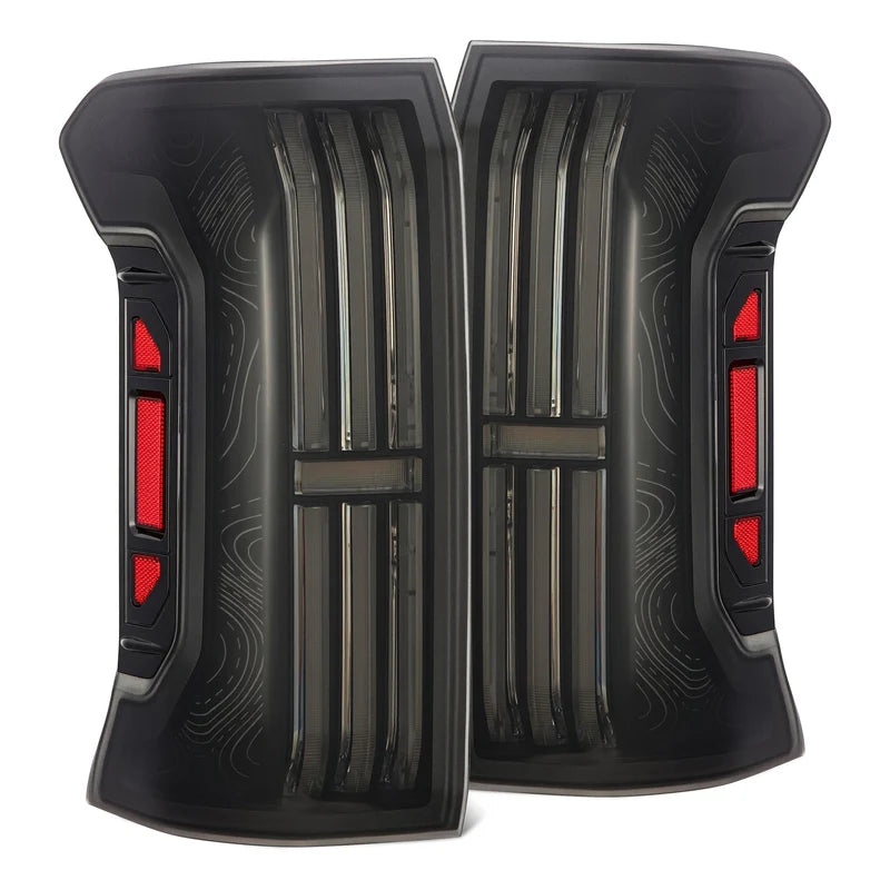 TOPO-ETCH NOVA-Series Prismatic LED Tail Lights for 2024+ Toyota Tacoma