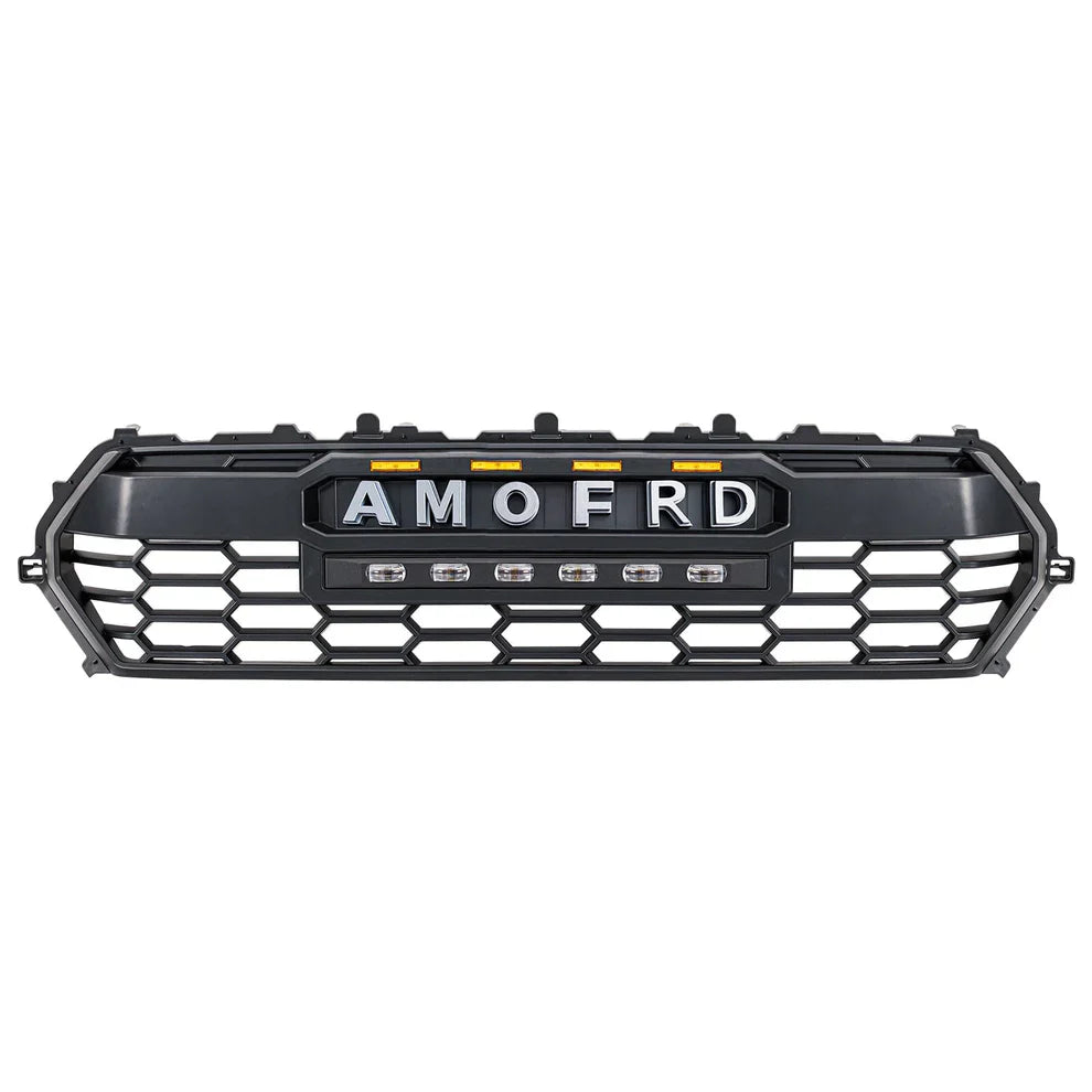 TRD PRO Style Front Grille w/ LED Off-Road Lights, Amber Lights and DIY Letters fits 2024+ Toyota Tacoma