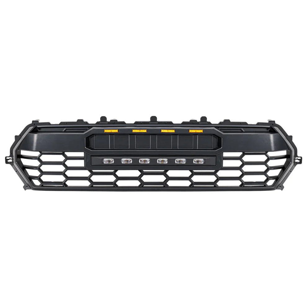 TRD PRO Style Front Grille w/ LED Off-Road Lights, Amber Lights and DIY Letters fits 2024+ Toyota Tacoma