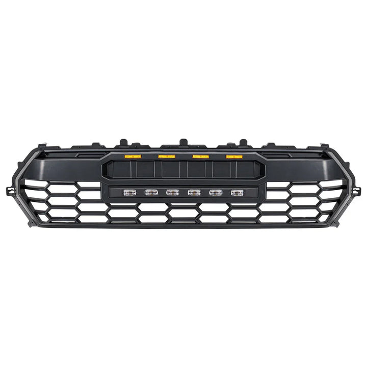 TRD PRO Style Front Grille w/ LED Off-Road Lights, Amber Lights and DIY Letters fits 2024+ Toyota Tacoma