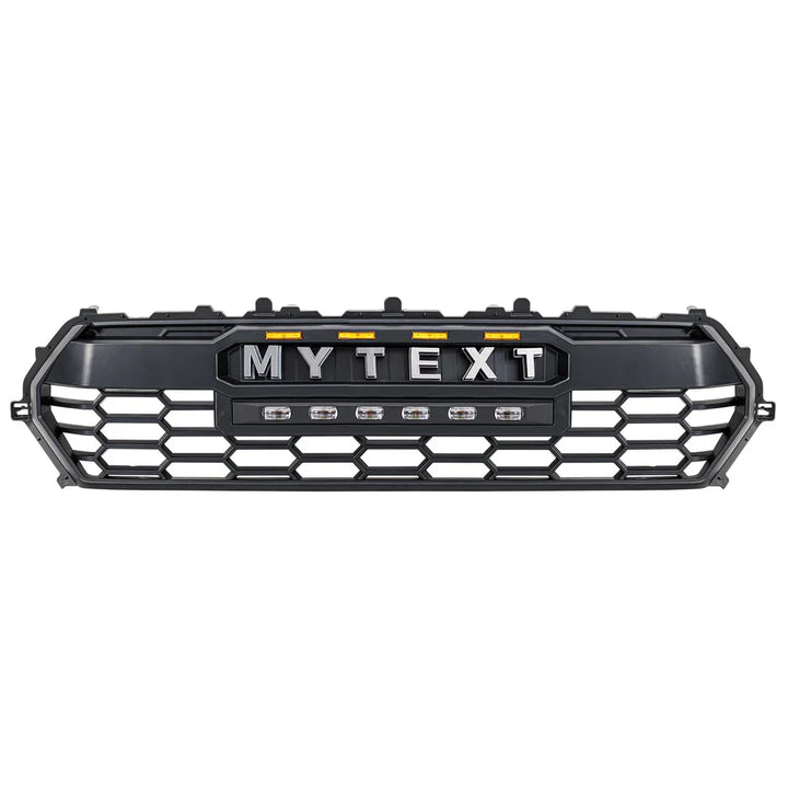 TRD PRO Style Front Grille w/ LED Off-Road Lights, Amber Lights and DIY Letters fits 2024+ Toyota Tacoma