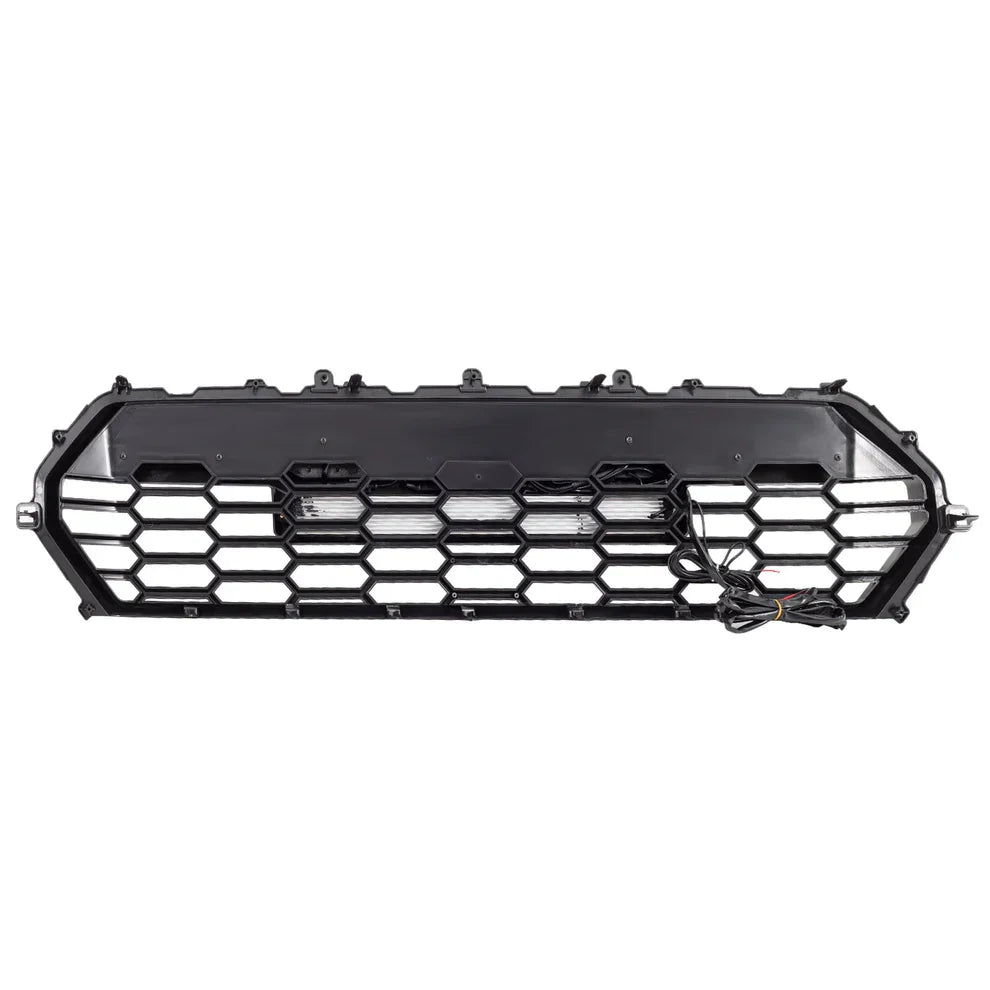 TRD PRO Style Front Grille w/ LED Off-Road Lights, Amber Lights and DIY Letters fits 2024+ Toyota Tacoma