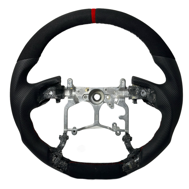 Premium Suede with Leather Steering Wheel Fits 2014-2021 Toyota Sequoia