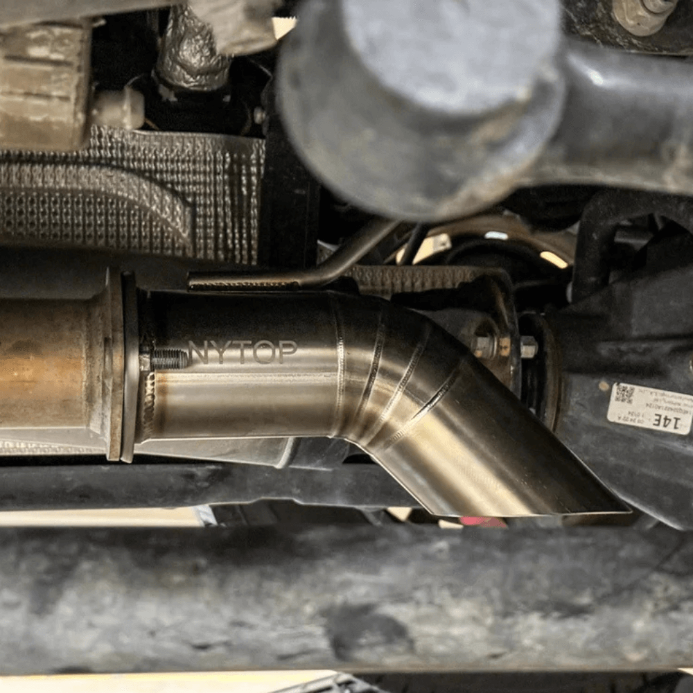 Titanium Axle Dump Exhaust Tip Fits 2022+ Toyota Tundra