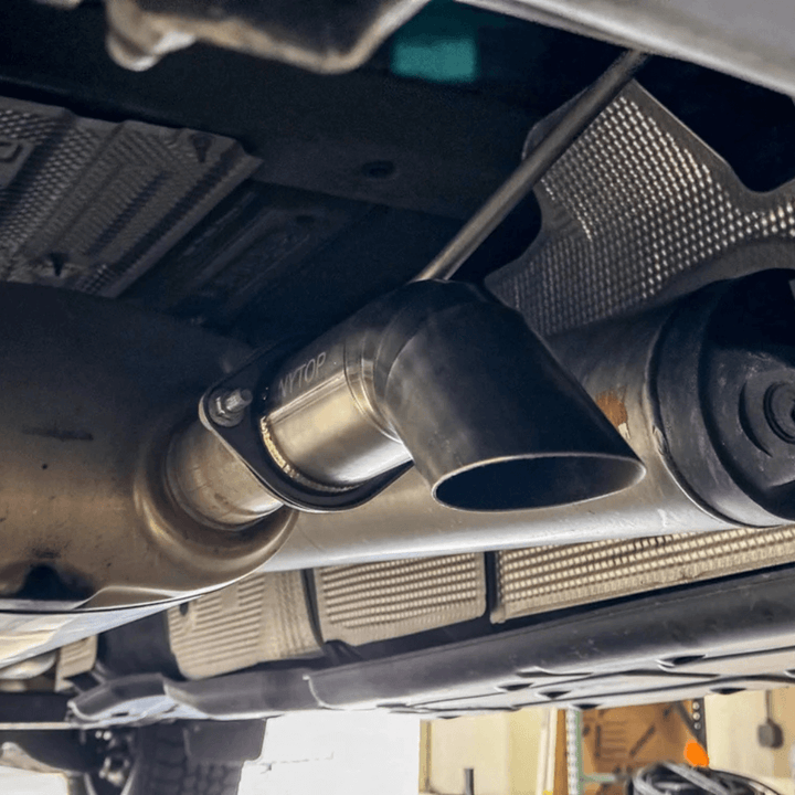 Titanium Axle Dump Exhaust Tip Fits 2022+ Toyota Tundra