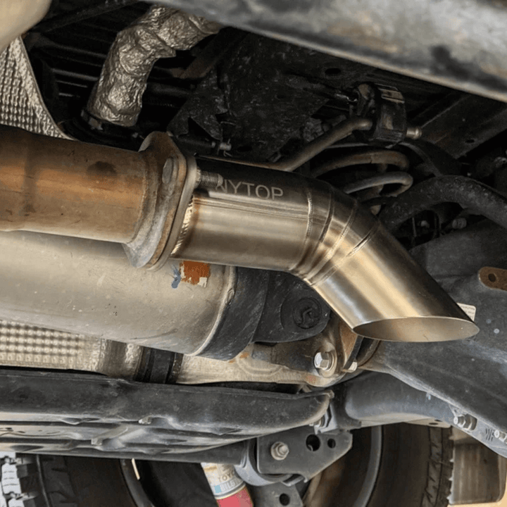 Titanium Axle Dump Exhaust Tip Fits 2022+ Toyota Tundra