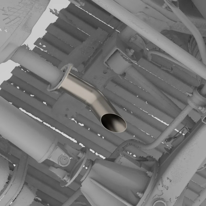 Titanium Axle Dump Exhaust Tip Fits 2023+ Toyota Sequoia