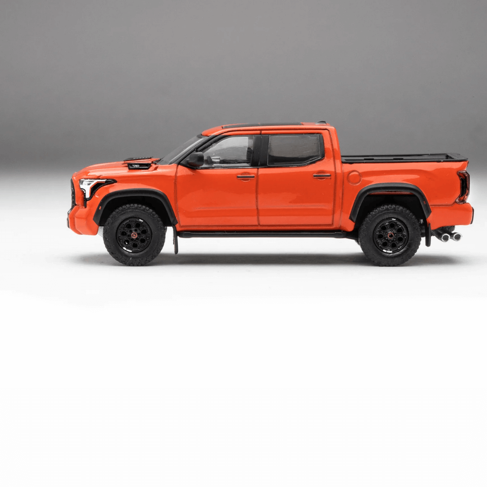 Toyota Tundra TRD PRO Exclusive GCD 1/64 Solar Octane with Toyota Tundra TRD PRO Exclusive GCD 1/64 Solar Octane with