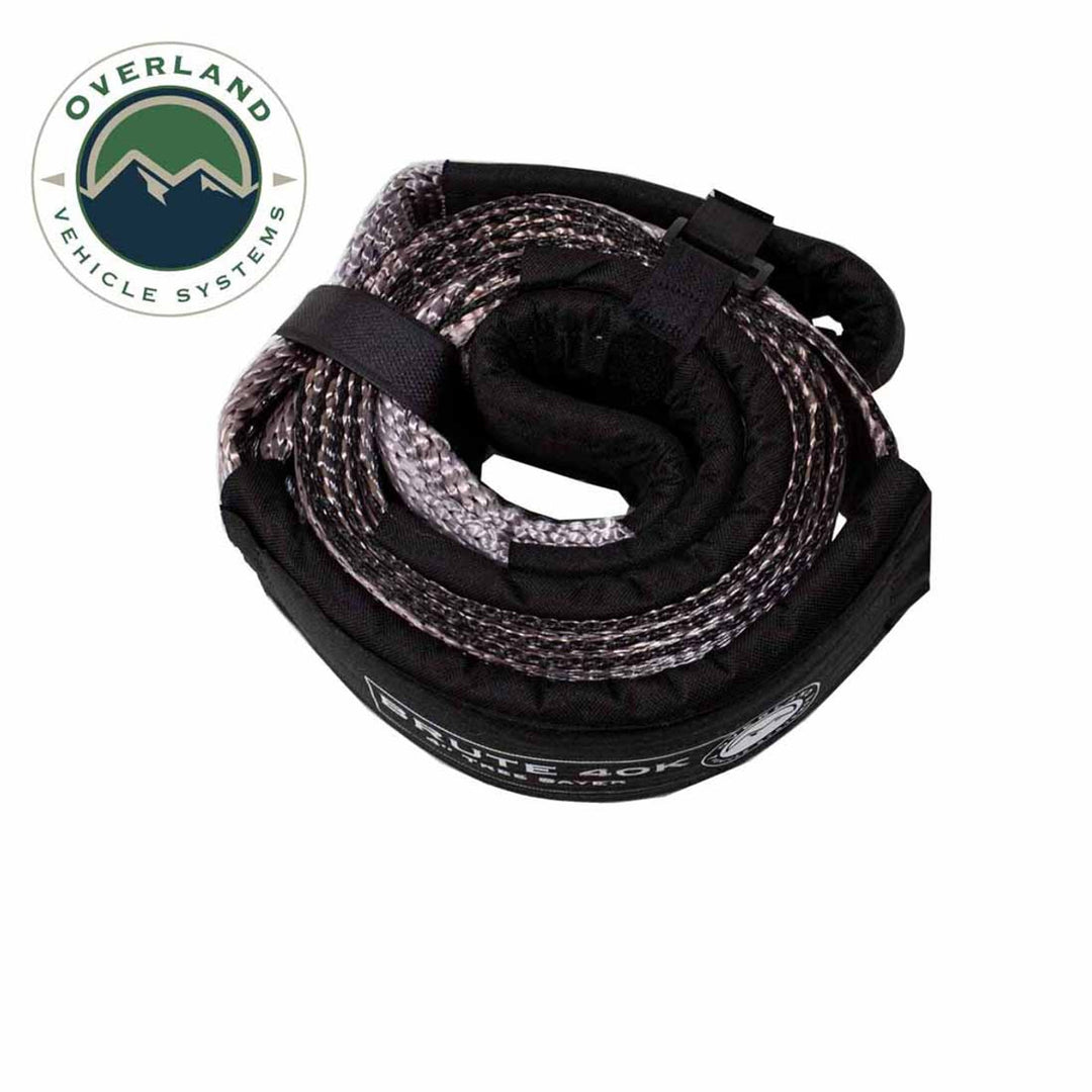 Tree Saver Tow Strap 40,000 lb. 4" x 8' Gray With Black Ends & Storage Bag