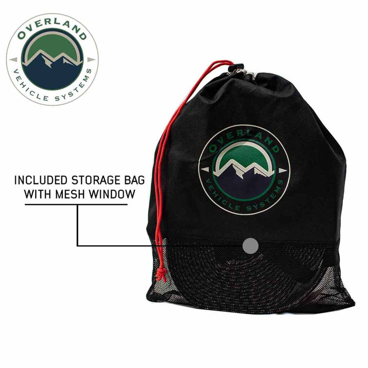 Tree Saver Tow Strap 40,000 lb. 4" x 8' Gray With Black Ends & Storage Bag