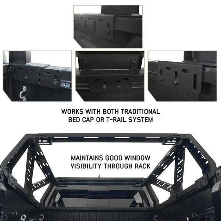 Universal Mid Height Rack for Pick Up Trucks