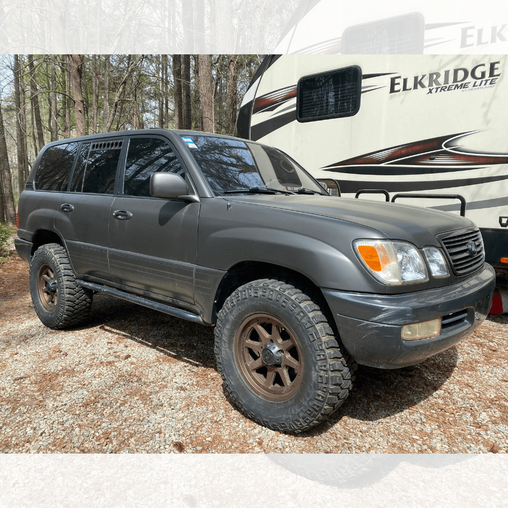 Window Vents Fits 1999-2007 Toyota Land Cruiser LC100