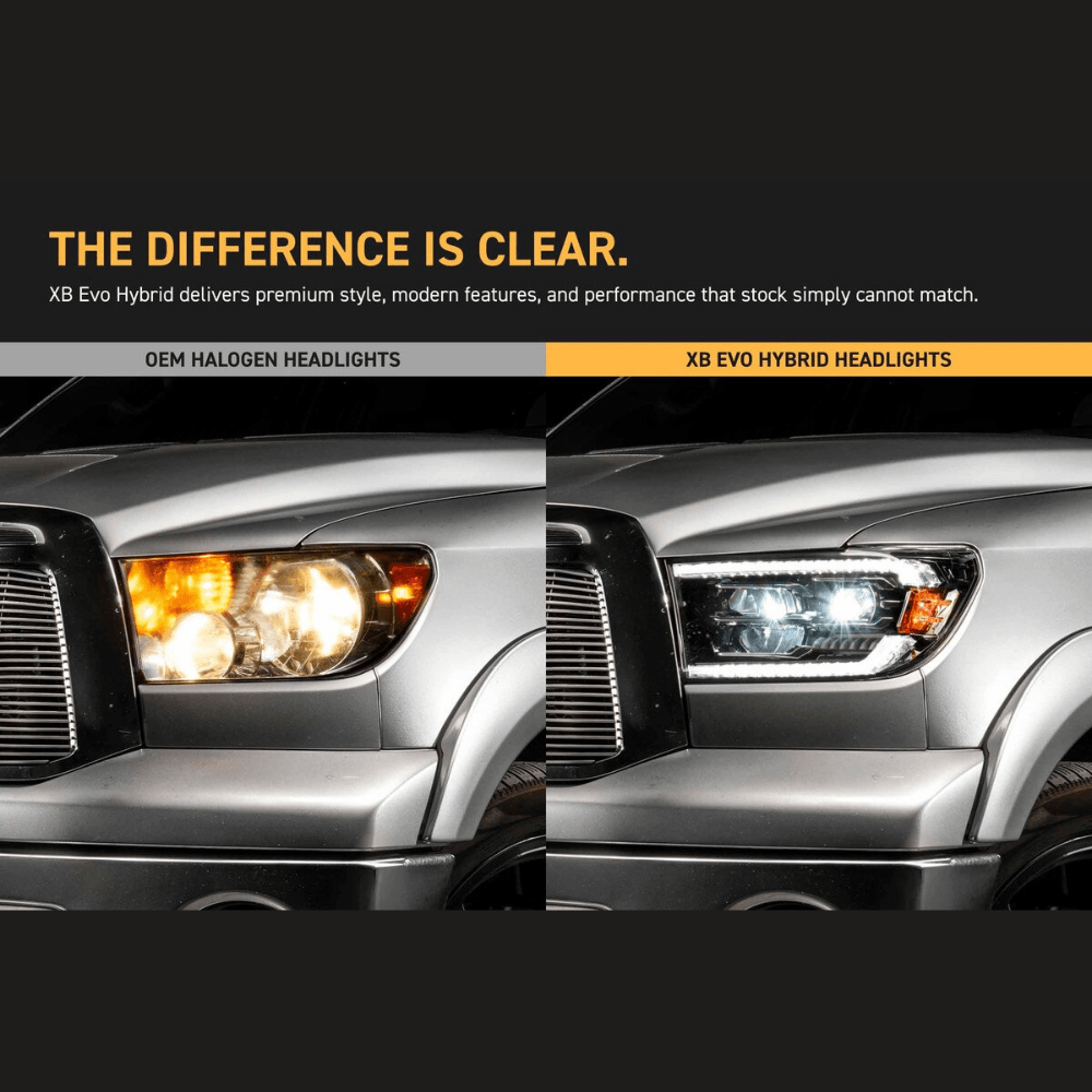 XB Evo Hybrid LED Headlights fits 2007-2013 Toyota Tundra