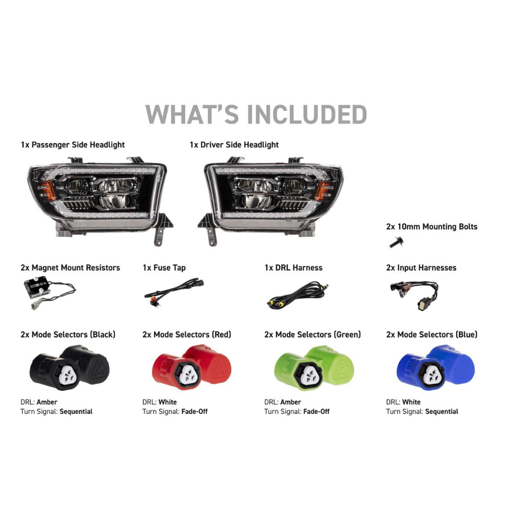XB Evo LED Headlights fits 2008-2017 Toyota Sequoia