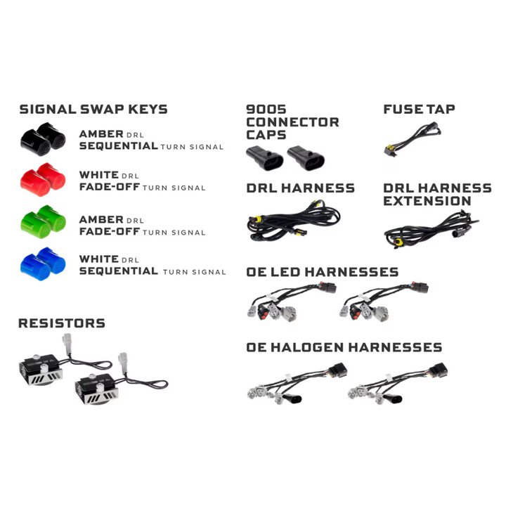 XB Evo LED Headlights fits 2014-2024 Toyota 4Runner