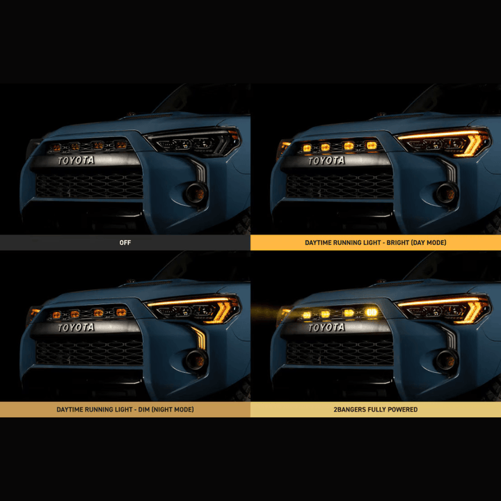 XBG LED DRL Grille Fits 2014-2024 Toyota 4Runner