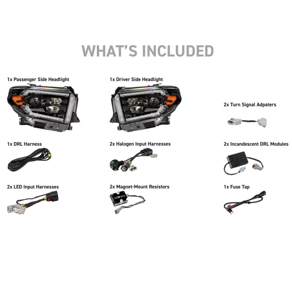 XB Evo Hybrid LED Headlights for 2014-2021 Toyota Tundra