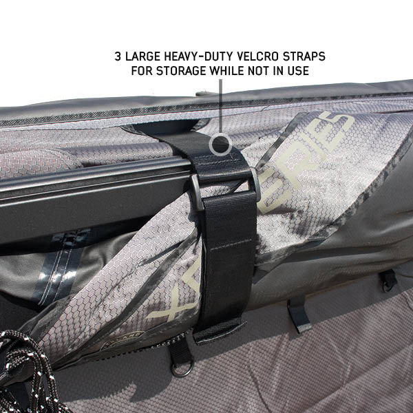 XD Nomadic 270 - Awning W/Lights & Black Out Grey Hex, Black Trim & Black Travel Cover