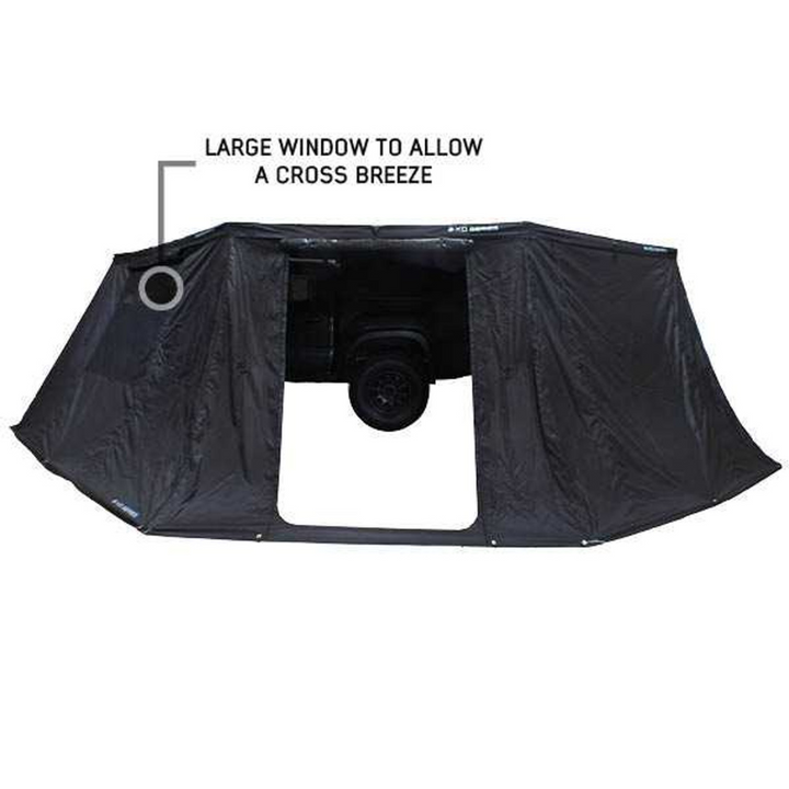 XD Nomadic 270 Degree Awning Walls W/Black Out, Black Body and Trim W/Storage Bag