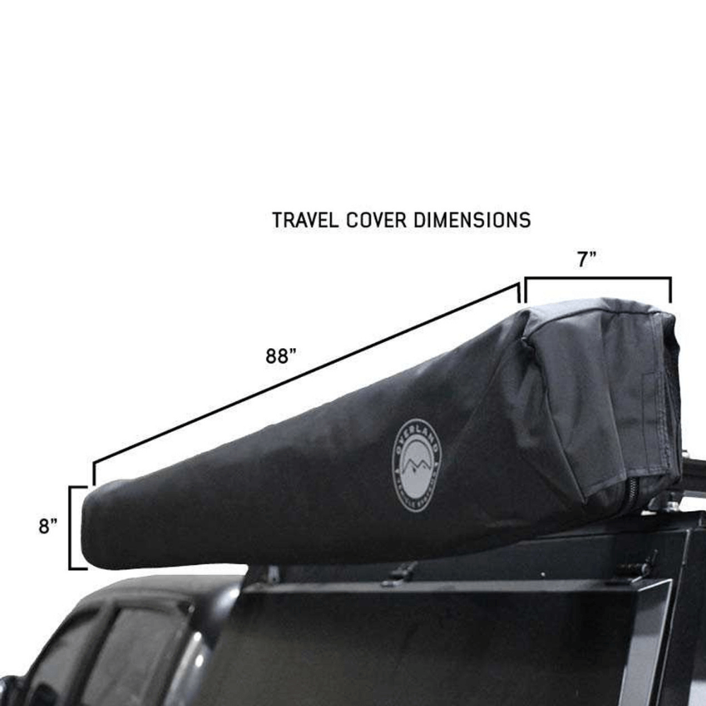 XD Nomadic 270 Degree Awning & Wall Kit Combo - Lights, Black Out, Black Body , Trim, and Travel Cover