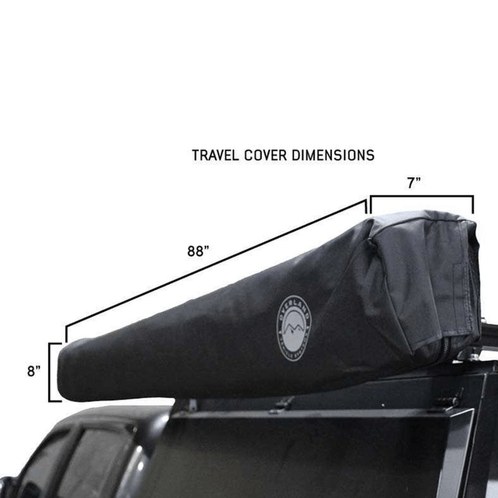 XD Nomadic 270 Degree Awning & Wall Kit Combo - Lights, Black Out, Black Body , Trim, and Travel Cover