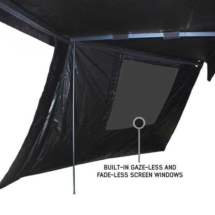 XD Nomadic 270 Degree Awning & Wall Kit Combo - Lights, Black Out, Black Body , Trim, and Travel Cover