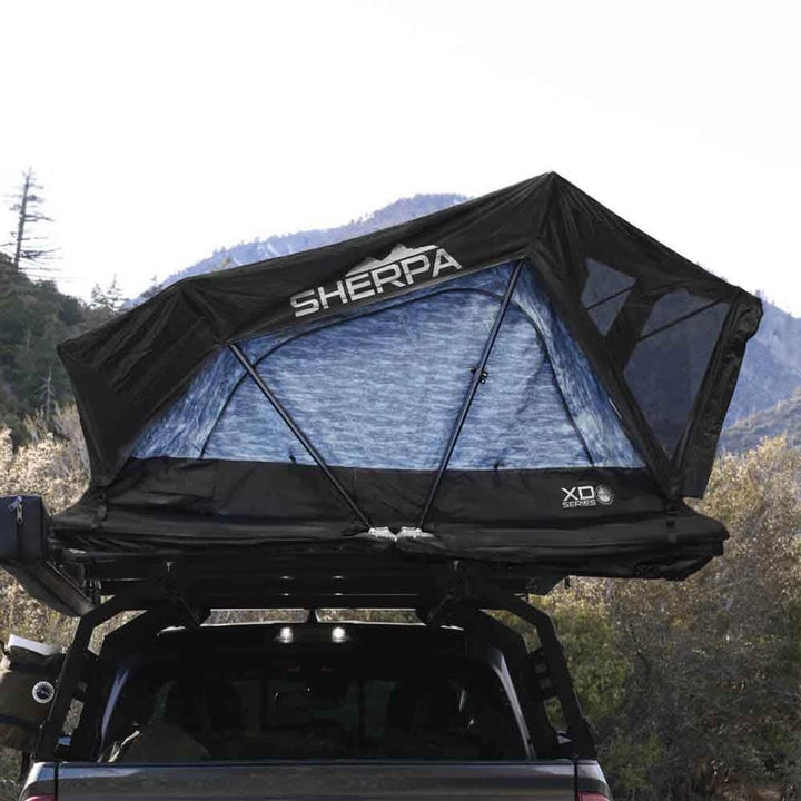 XD Sherpa Hybrid Soft Shell Roof Top Tent, Blue Body & Black Rainfly