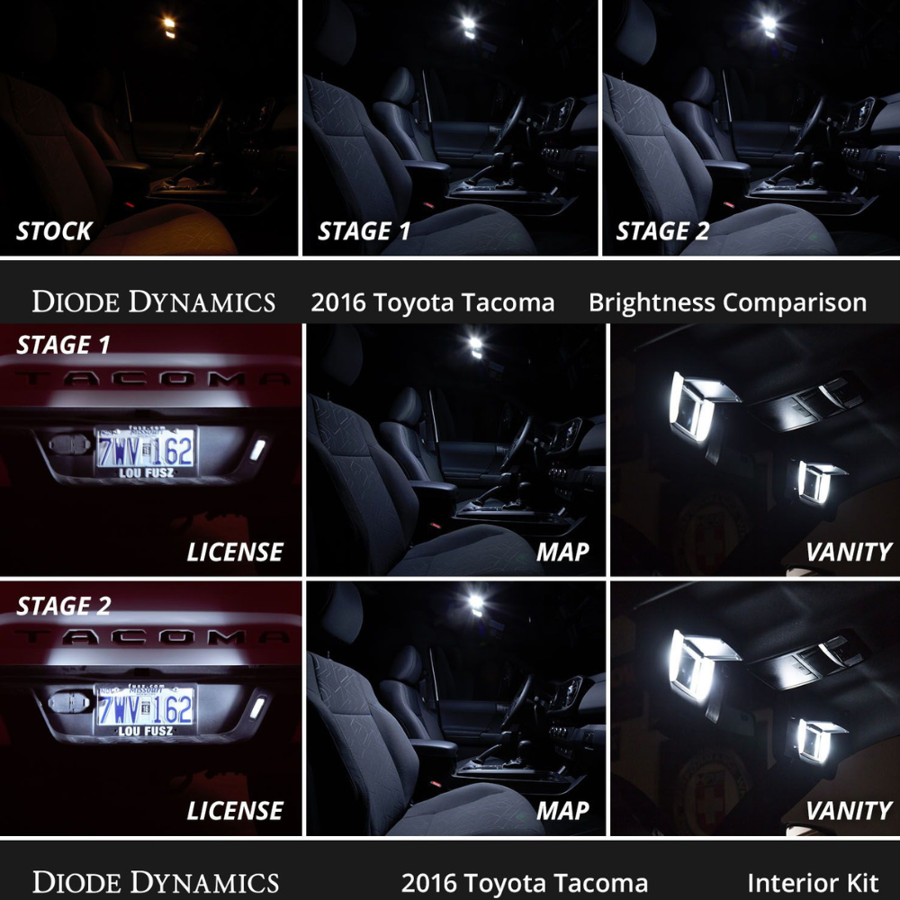 Interior LED Conversion Kit for 2005-2015 Toyota Tacoma