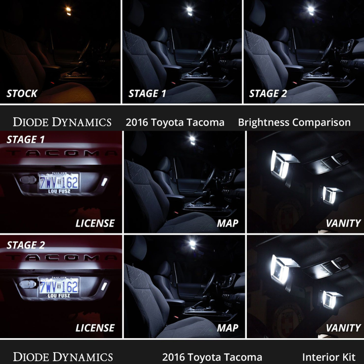 Interior LED Conversion Kit for 2005-2015 Toyota Tacoma
