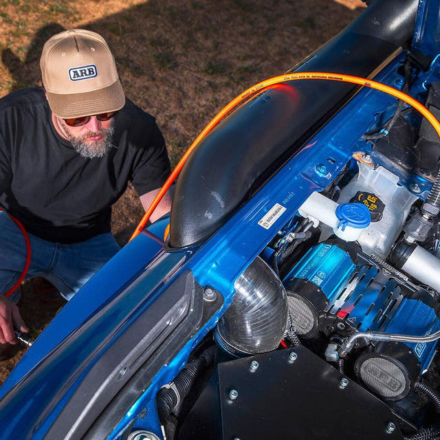 Brushless Twin Motor Onboard 12V Air Compressor