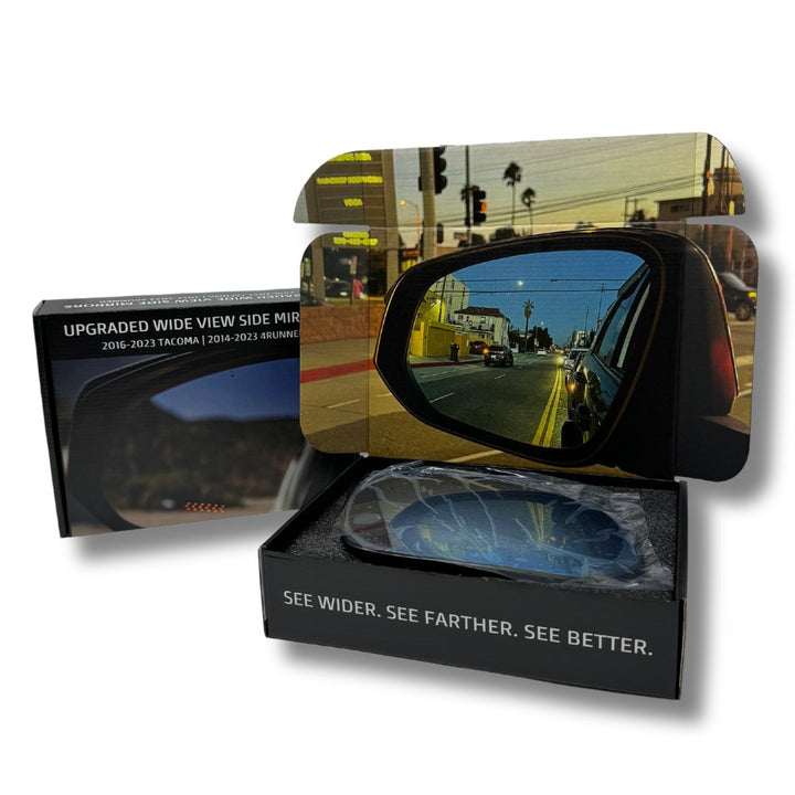 Upgraded Wide View Side Mirrors fits 2024+ Toyota Tacoma