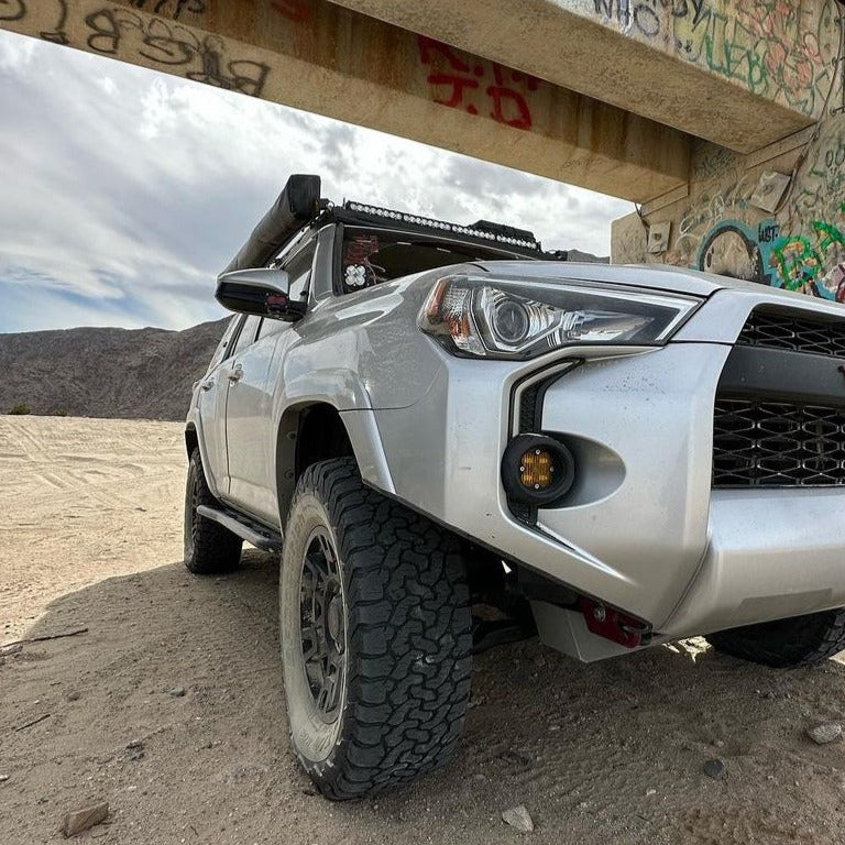 LED DRL Fog Light Fang Bezel Kit fits 2014-2024 Toyota 4Runner