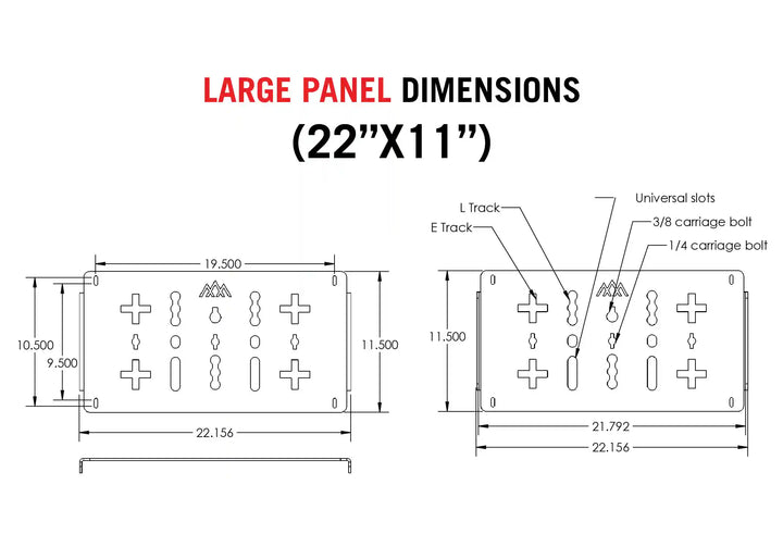 DRIFTR Roof Rack Deck Accessory Panels