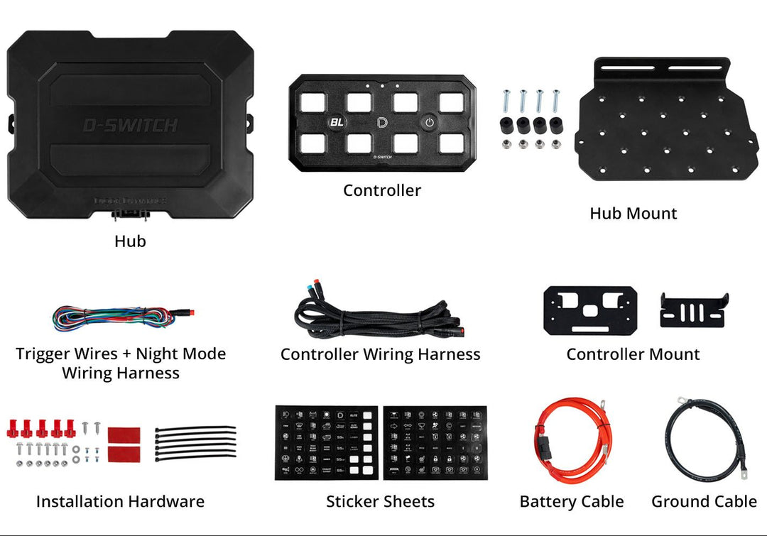 D-Switch Hub Mounting Kit for 2024+ Toyota Tacoma