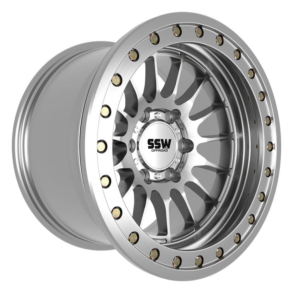 BEADLOCK DAKAR | MACHINED SILVER | 17X9.0 | -25