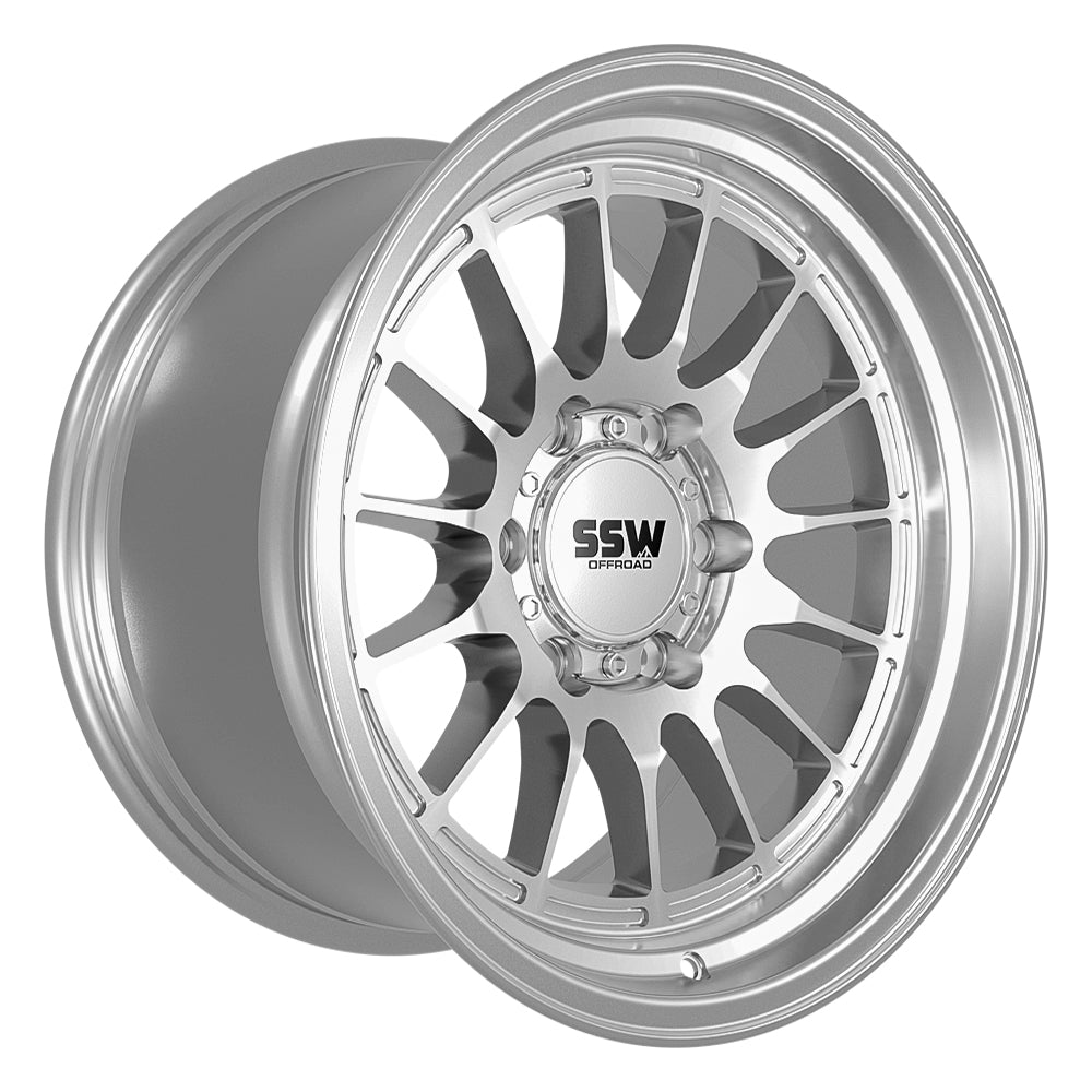 DAKAR | MACHINED SILVER | 17X9.0 | -25