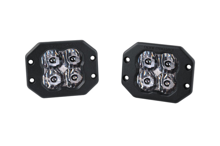 SS3 SAE/DOT White Pro Flush Mount LED Pods