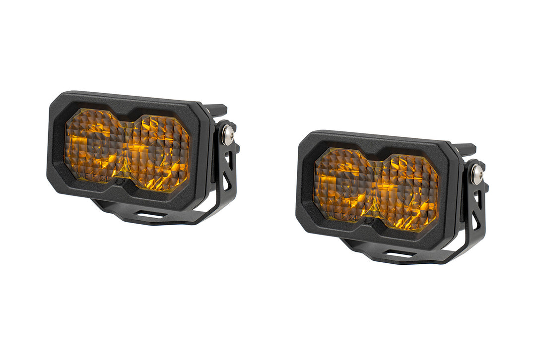C2 2.0 SAE Yellow Sport LED Pods