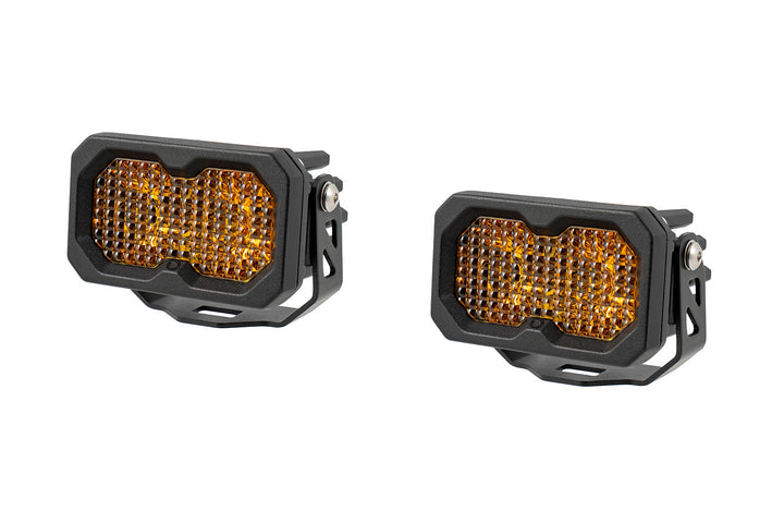 C2 2.0 SAE Yellow Sport LED Pods