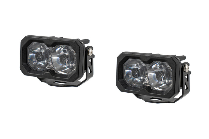 C2 2.0 SAE/DOT White Sport LED Pods