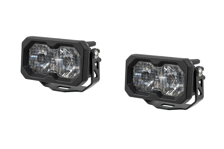C2 2.0 SAE/DOT White Pro LED Pods